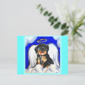 Carte Postale Yorkie Poo Ange (Debout devant)