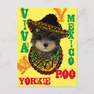 Carte Postale Yorkie Poo Débardeur