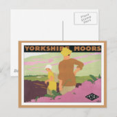Carte Postale Yorkshire Moors (Devant / Derrière)