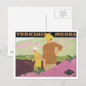 Carte Postale Yorkshire Moors (Devant / Derrière)