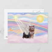 Carte Postale Yorkshire Terrier (Devant / Derrière)