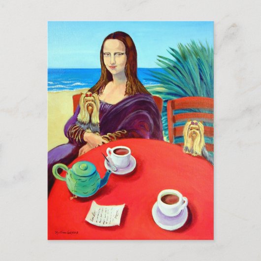 Carte Postale Yorkshire Terrier (Devant)