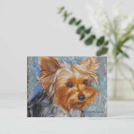 Carte postale Yorkshire Terrier (Debout devant)