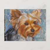 Carte postale Yorkshire Terrier (Devant)