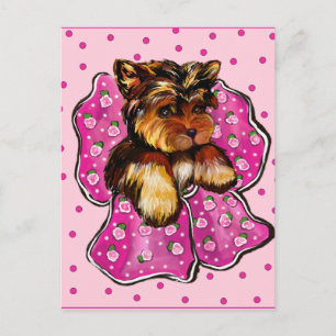 CARTE POSTALE YORKSHIRE TERRIER