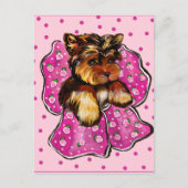 CARTE POSTALE YORKSHIRE TERRIER (Devant)
