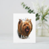 Carte Postale Yorkshire Terrier Maman 2 (Debout devant)