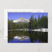 Carte postale Yosemite (Devant / Derrière)