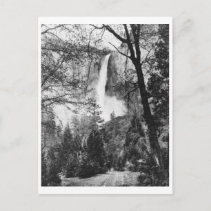 Carte Postale Yosemite Bride Veil Falls Vintage Californie