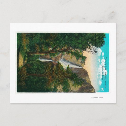 Carte Postale Yosemite Falls à Yosemite, Californie (Devant)