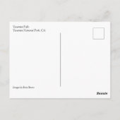 Carte Postale Yosemite Falls from Glacier Point, CA (Dos)