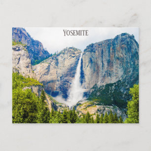 Carte Postale Yosemite Falls National Park Photo de voyage