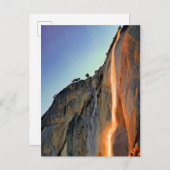 Carte Postale Yosemite Firefall (Devant / Derrière)