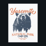 Carte Postale Yosemite Grizzly Bear California National Park<br><div class="desc">Prêt à vous lancer dans votre prochaine aventure en plein air? Ce t-shirt du parc national Yosemite est un choix parfait. Avec un ours noir audacieux et un paysage forestier pittoresque, cette chemise vous inspirera pour explorer et embrasser la nature. Libérez votre explorateur intérieur et ne manquez pas cette chance...</div>