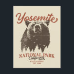 Carte Postale Yosemite Grizzly Bear California National Park<br><div class="desc">Prêt à vous lancer dans votre prochaine aventure en plein air? Ce t-shirt du parc national Yosemite est un choix parfait. Avec un ours noir audacieux et un paysage forestier pittoresque, cette chemise vous inspirera pour explorer et embrasser la nature. Libérez votre explorateur intérieur et ne manquez pas cette chance...</div>