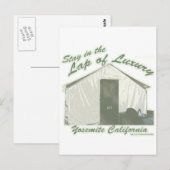 Carte Postale Yosemite Humour de luxe Voyage Slogan (Devant / Derrière)