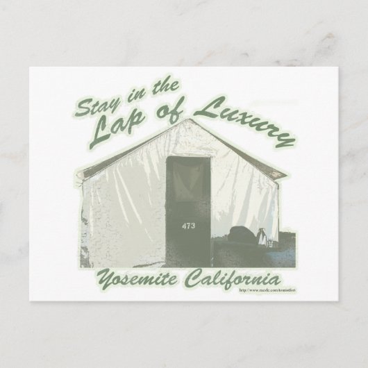 Carte Postale Yosemite Humour de luxe Voyage Slogan (Devant)
