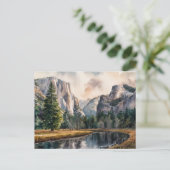 Carte Postale Yosemite National Park, California Painting (Debout devant)
