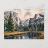 Carte Postale Yosemite National Park, California Painting (Devant)