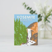 Carte Postale Yosemite National Park California Vernal Fall (Debout devant)