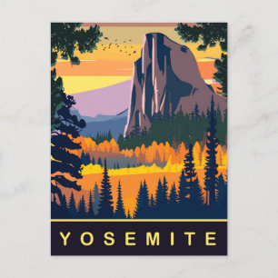 Carte Postale Yosemite, National Park, USA, Travel
