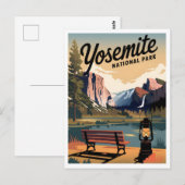 Carte Postale Yosemite National Park vintage (Devant / Derrière)