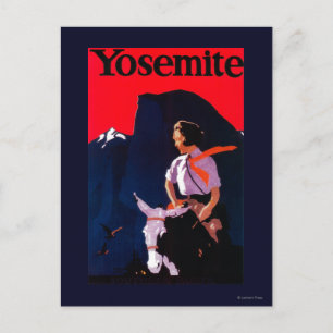 Carte Postale Yosemite Poster Vintage Yosemite, CA