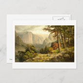 Carte Postale Yosemite Valley California à partir du sentier Mar (Devant / Derrière)