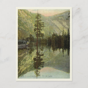 Carte Postale Yosemite Valley, Californie, Mirror Lake, Vintage