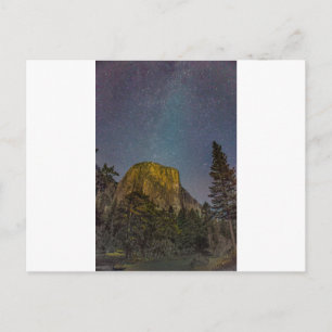 Carte Postale Yosemite Valley El Capitan ciel nocturne