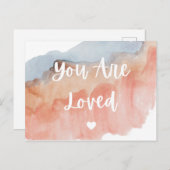 Carte Postale You Are Loved postcard (Devant / Derrière)