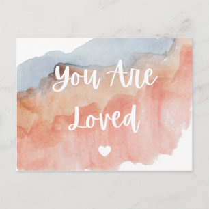 Carte Postale You Are Loved postcard