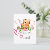 Carte postale You are Loved Tiger (Debout devant)