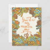 Carte Postale You Are My Number (Devant / Derrière)