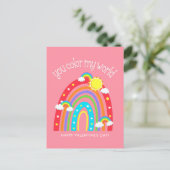 Carte Postale You color | Valentine (Debout devant)