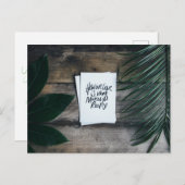 Carte Postale You fill my life with sweetness and love (Devant / Derrière)