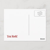 Carte postale You Rock (Dos)