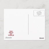 Carte postale You Rock My World (Dos)