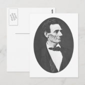 Carte Postale Young Abraham Lincoln (Devant / Derrière)