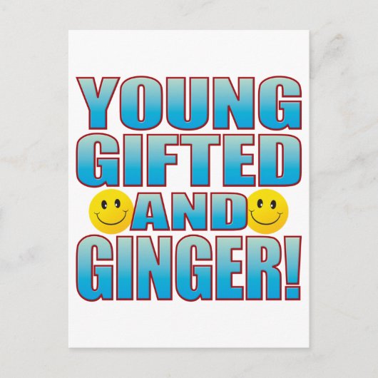 Carte Postale Young Ginger Life B (Devant)
