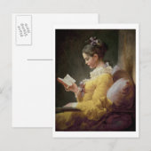 Carte Postale Young Girl Reading, c.1776 (Devant / Derrière)