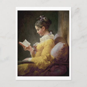 Carte Postale Young Girl Reading, c.1776