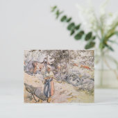 Carte Postale Young Girl Weaving, 1905 (Debout devant)