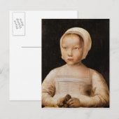 Carte Postale Young Girl with a Dead Bird, c.1500-25 (Devant / Derrière)