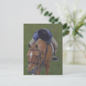 Carte Postale Young Rider & Pony (Debout devant)