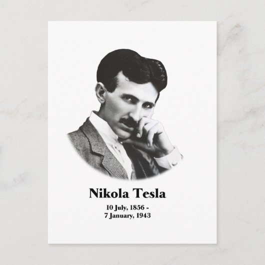 Carte postale Young Tesla (Devant)
