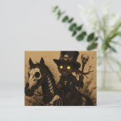 Carte Postale Young Voodoo Doc on Skull Horse (Debout devant)