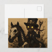 Carte Postale Young Voodoo Doc on Skull Horse (Devant / Derrière)