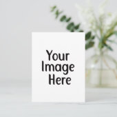 Carte Postale Your Design Here Personalized (Debout devant)
