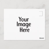 Carte Postale Your Design Here Personalized (Dos)
